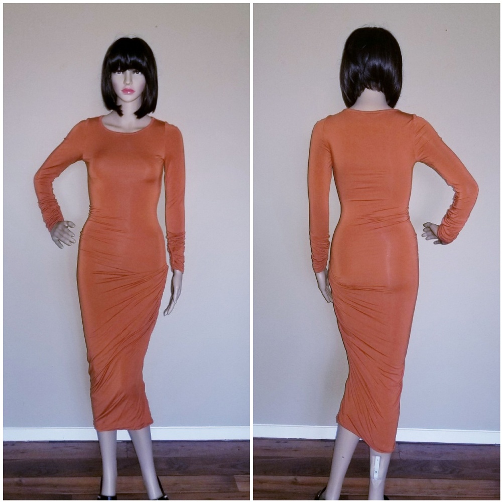 MARCIANO "Autumn Rust" Dress